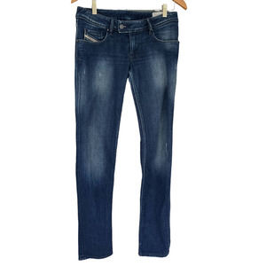 Diesel Nevy 008WX_Stretch Dark Blue Skinny Jeans Womens Size 30x34
